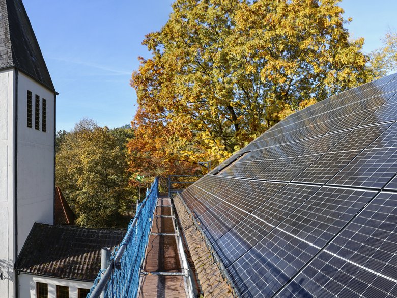 PV-Anlage auf Kirchendach St. Joseph in Wildensorg