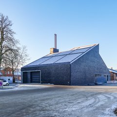 Energiezentrale Ansicht Tor