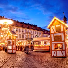 Weihnachtsmarkt auf dem Bamberg Maxplatz
