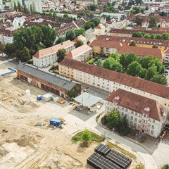 Lagarde-Campus Baustelle von oben