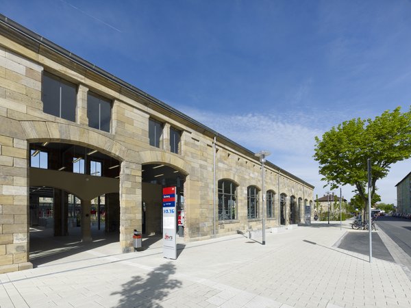 Eingang Bahnhof Brennerstraße Fahrrad abstellen in Bamberg