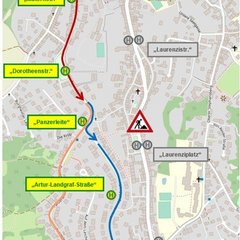 Linien 901, 908, 912, 937 | 27.7. - 3.8. | Vollsperrung Kaulberg