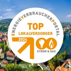 Auszeichnungsigel Top Lokal Versorger