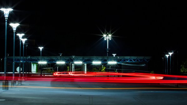 LED Beleuchtung am Heinrichsdamm