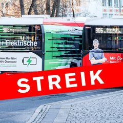 Verkehrsbetrieb wird am Donnerstag bestreikt: Busse fahren wieder nach Notfahrplan Verkehrsbetrieb wird am Donnerstag bestreikt: Busse fahren wieder nach Notfahrplan