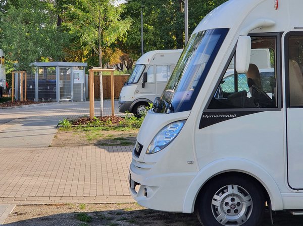 Wohnmobil auf Reisemobilstellplatz Bambados Wohnmobil auf Reisemobilstellplatz Bambados