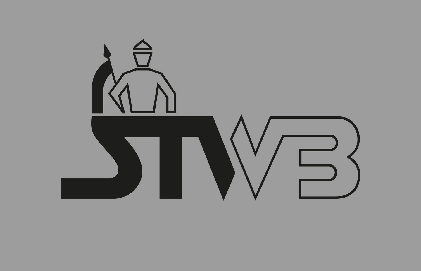 STWB Logo schwarz auf grau Logo Stadtwerke Bamberg schwarz auf grau