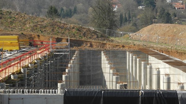 Baustelle Trinkwasserhochbehalter