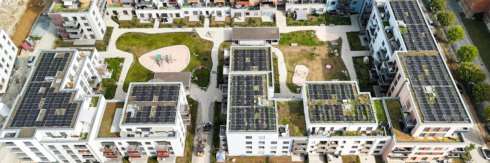 Drohnenflug über Lagarde-Campus August 2024