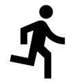 Laufender Mann Icon