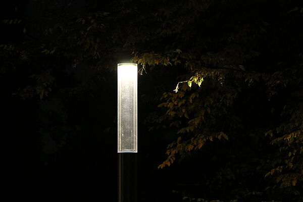 LED Straßenbeleuchtung bei Nacht