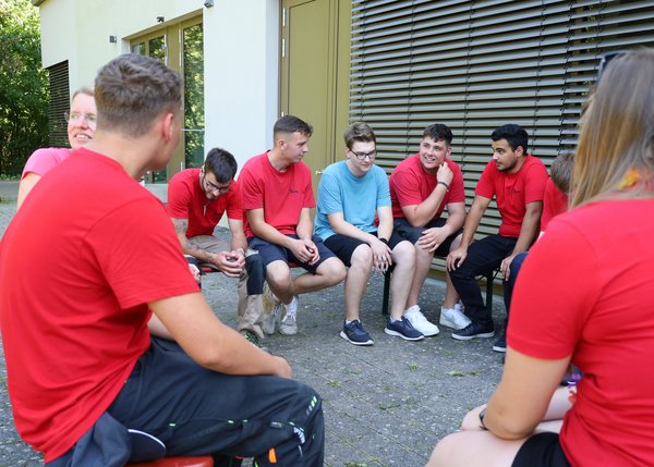 Gruppe von Auszubildenden der Stadtwerke Bamberg