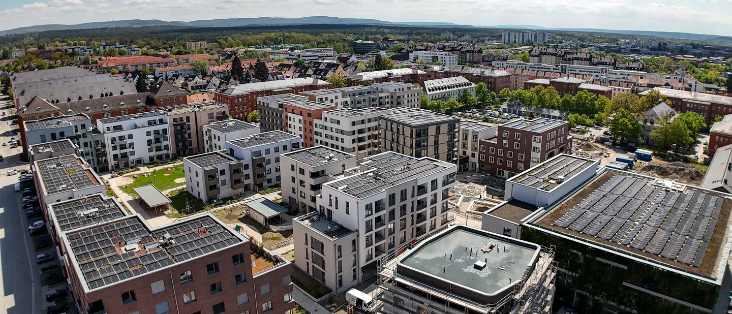 Drohnenflug über den Lagarde-Campus 2024
