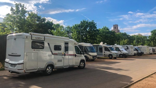 Wohnmobil auf Reisemobilstellplatz Heinrichsdamm Stellplatz für Wohnmobil in Bamberg