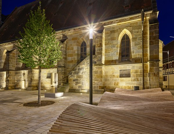 Marktplatz Hallstadt Nacht