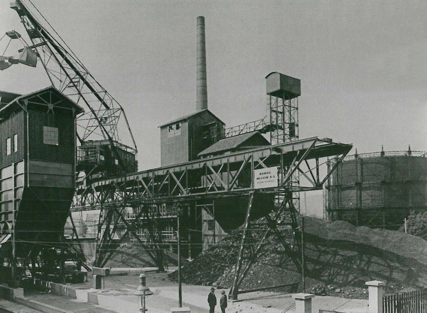 Gaswerk Bamberg Altes Bild vom Gaswerk