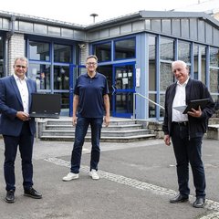 Glasfaser an der Schule Stegaurach