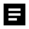 Papier mit Text Icon