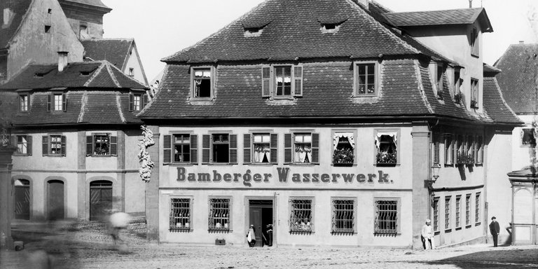 Geyerswoerthstraße schwarz-weiß Bild