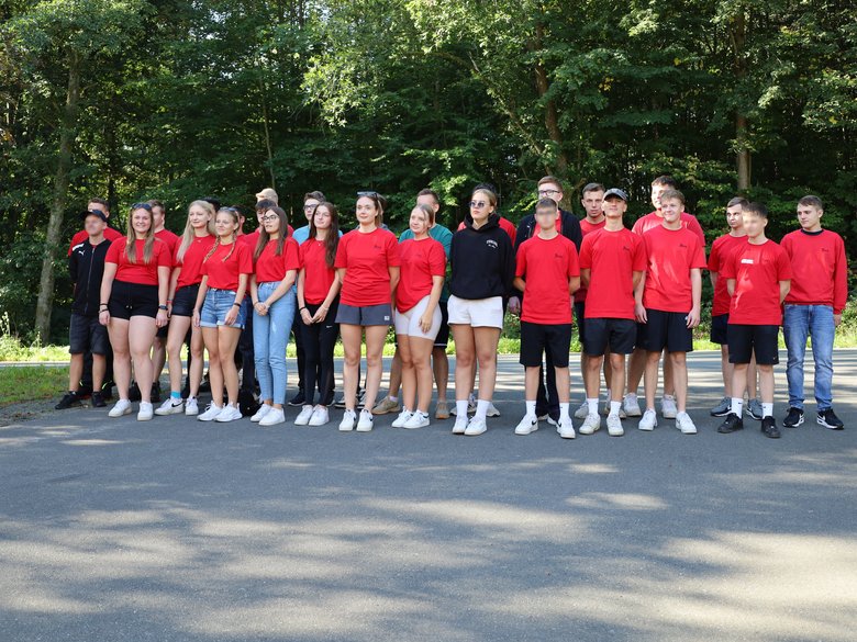 Gruppenbild Stadtwerke Bamberg Auszubildende 2023