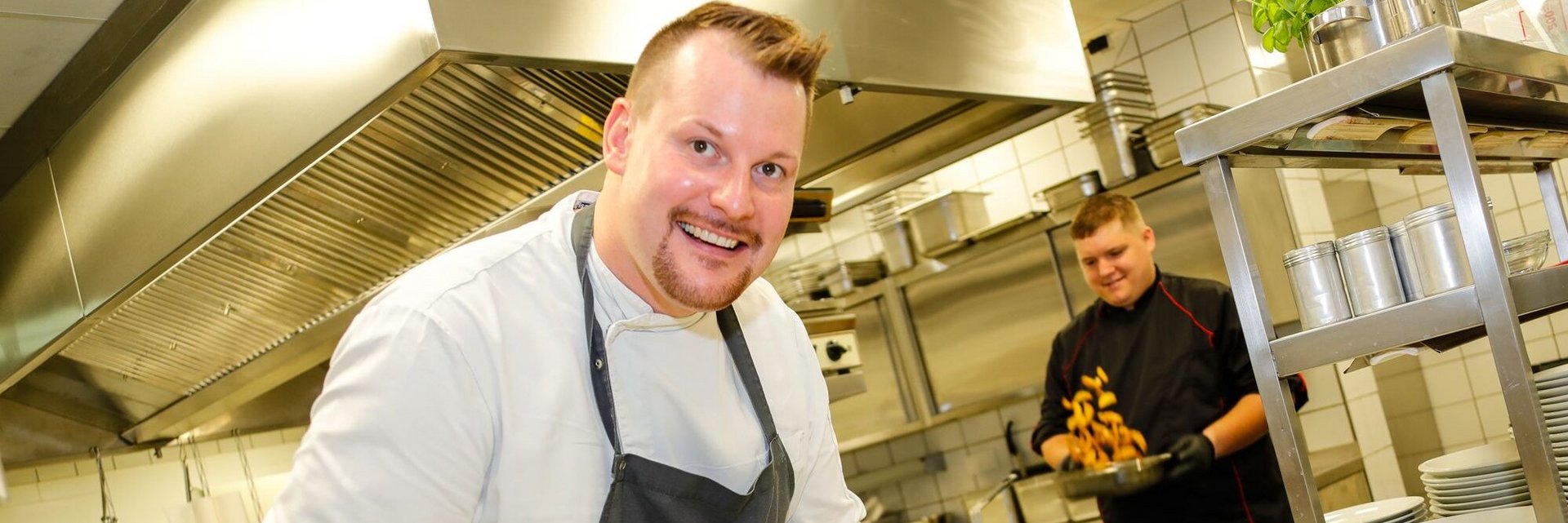 Andre Franke in der Küche im Bambados