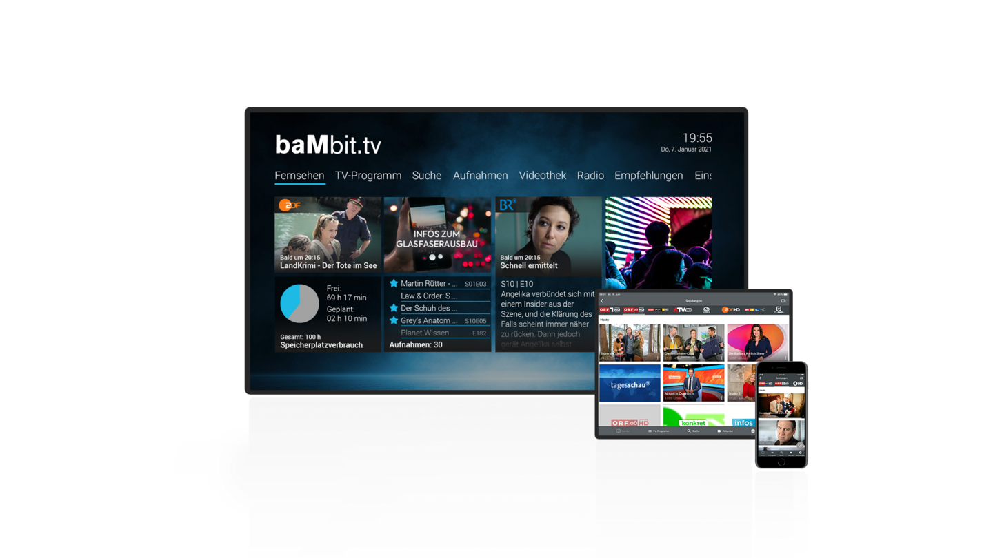 bambit IPTV auf verschiedenen Medien bambit IPTV auf verschiedenen Medien