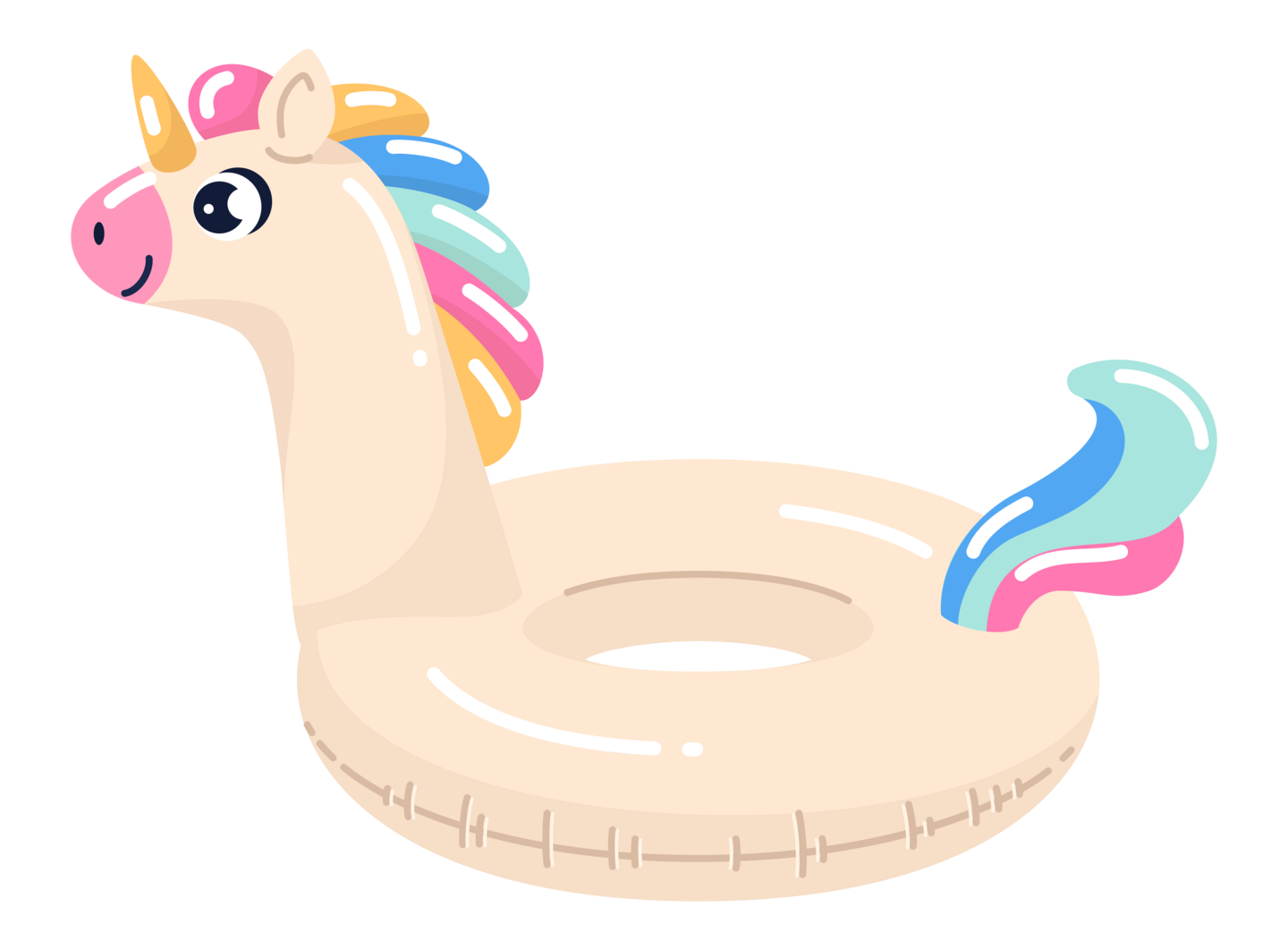 Schwimmtier Einhorn