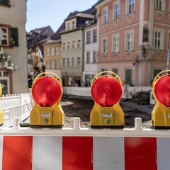 Baustellen Absperrung