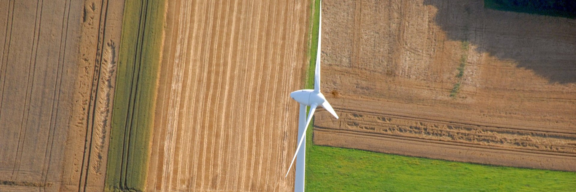 Windrad auf einem Feld in Sassendorf