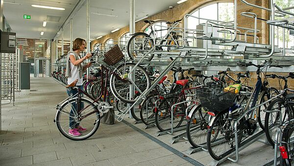 Fahrradparkhaus in Bamberg