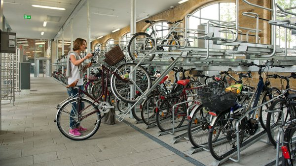 Fahrradparkhaus in Bamberg