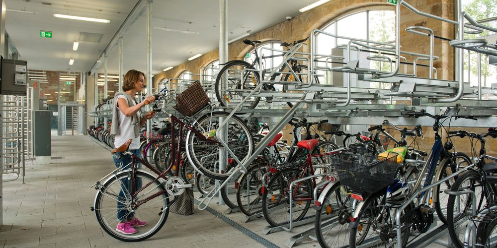 Fahrradparkhaus in Bamberg