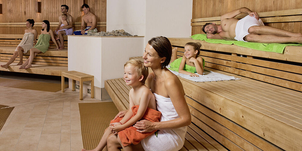 Sauna für Kinder und Familie