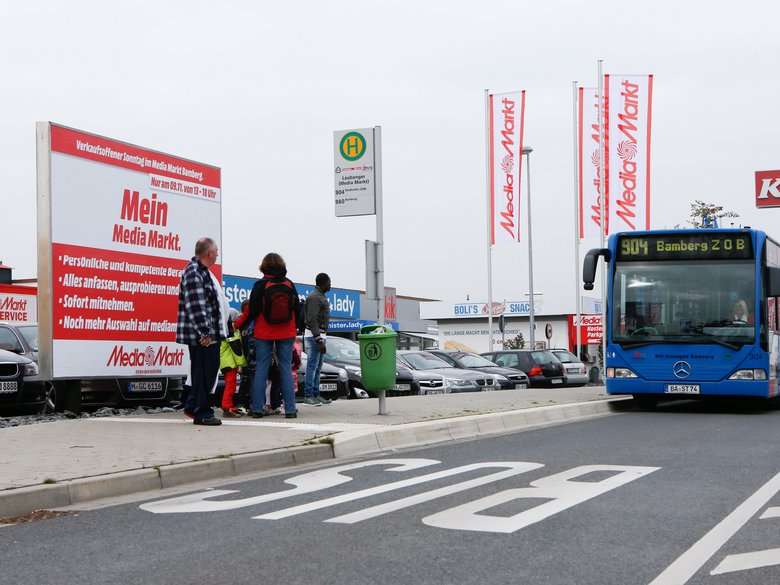 Haltestelle Media Markt
