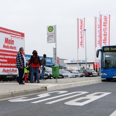 Haltestelle Media Markt