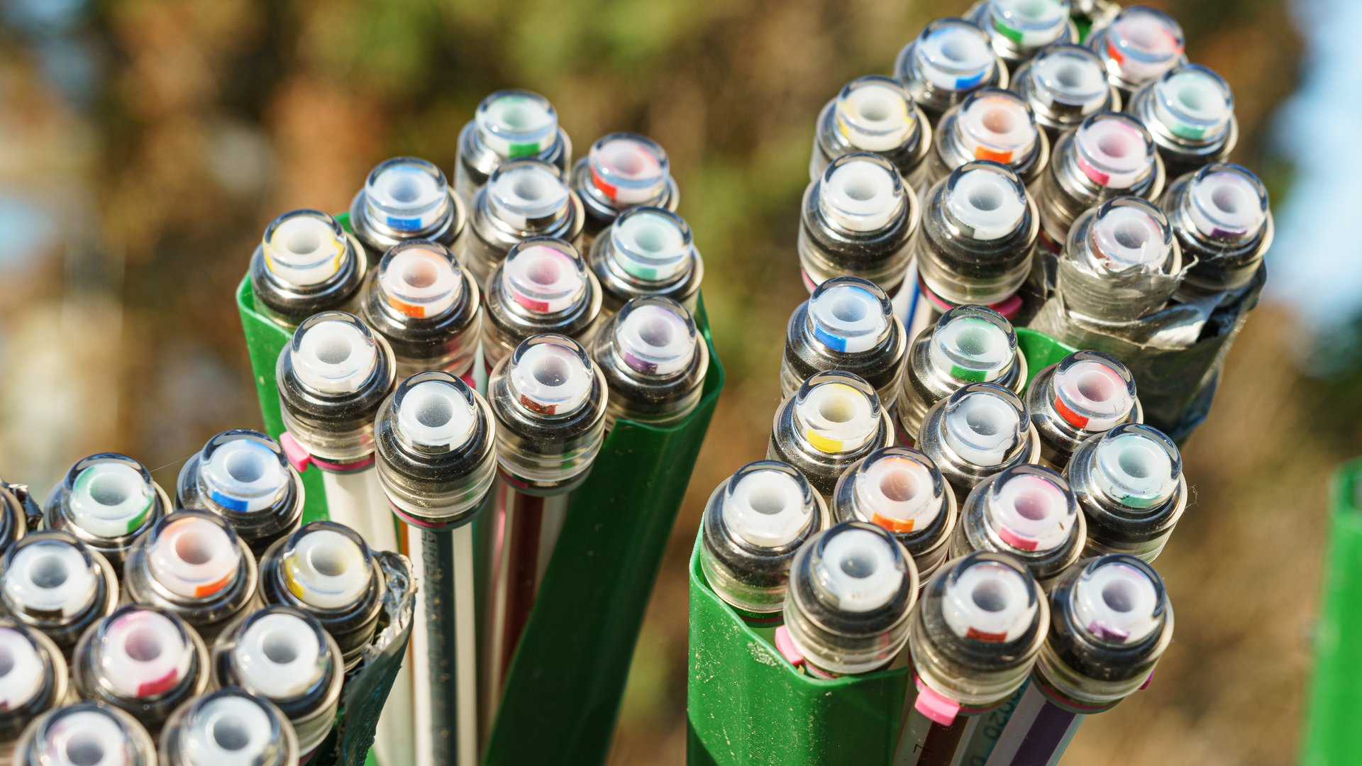 Glasfaserbündel in mehreren Rohren