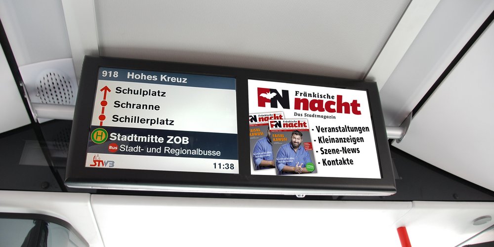 Werbung Stadtbus Bamberg