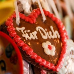 Lebkuchenherzen mit Für Dich