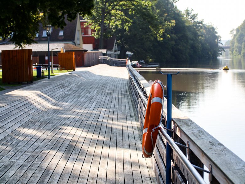 Hainbadestelle Rettungsring