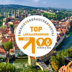Stadtwerke Bamberg erneut als „Top Lokalversorger“ im Strom- und Gasbereich ausgezeichnet
