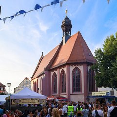 Elisabethenkirche an der Sandkerwa in Bamberg