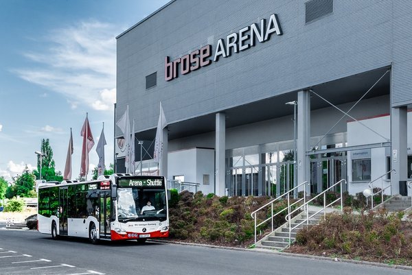 Busshuttle Brose Arena