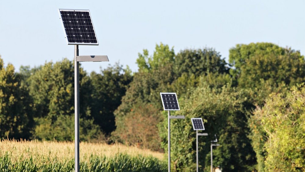 Solarleuchten in der Natur Solarleuchten in der Natur