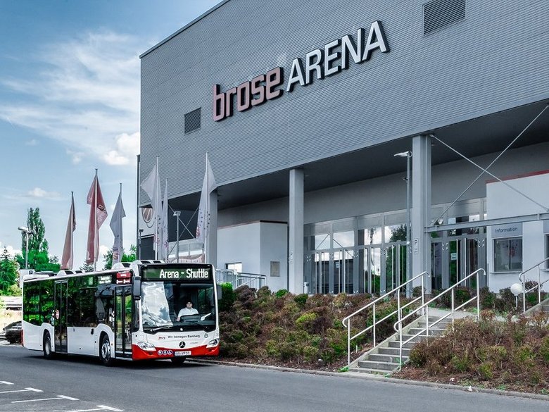 Busshuttle Brose Arena